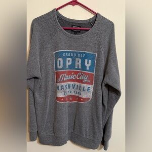 Grand Old Opry Women’s gray sweatshirt size L